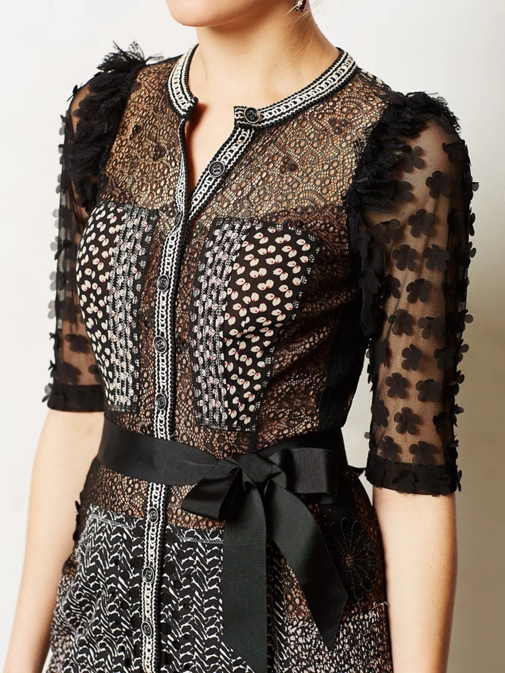 Beguile by Byron Lars Allusione Sheath Dress in Black - 4 - Picture 3 of 7
